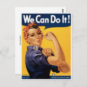 We Can Do It Briefkaart (Voorkant / Achterkant)