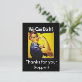 We can do it! briefkaart (Staand voorkant)