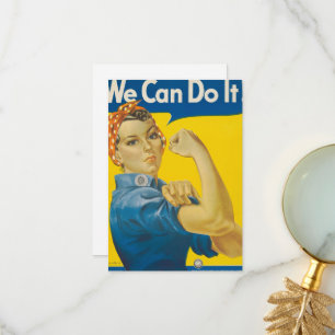 We Can Do It! door J. Howard Miller Bedankkaart