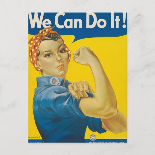 We Can Do It! door J. Howard Miller Briefkaart (Voorkant)