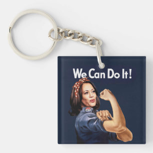 We Can Do It - Kamala 2024 Sleutelhanger