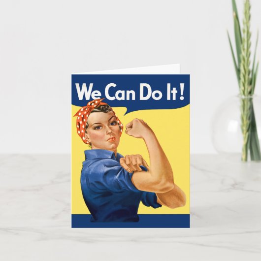 We Can Do It! Rosie the Riveter Kaart (Voorkant)