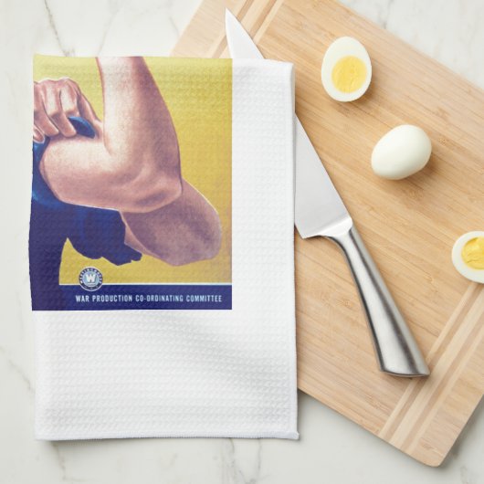 We Can Do It Rosie the Riveter Verenigde Staten Theedoek (Quarter Fold)