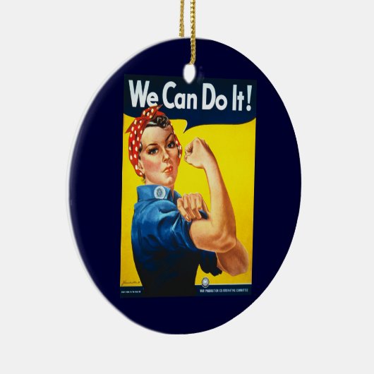 We Can Do It-sieraad Keramisch Ornament (Rechts)