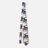 We Can Do It! White Cat Rosie the Riveter Stropdas (Achterkant)