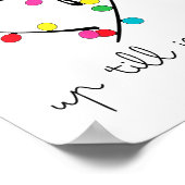 We Can Leave The Christmas Lights Up til January Poster (Hoek)