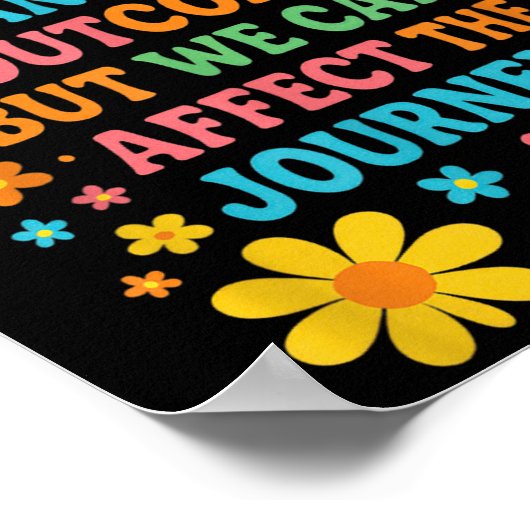 We Cannot Change The Outcome - Hosce Nurse Care  Poster (Hoek)