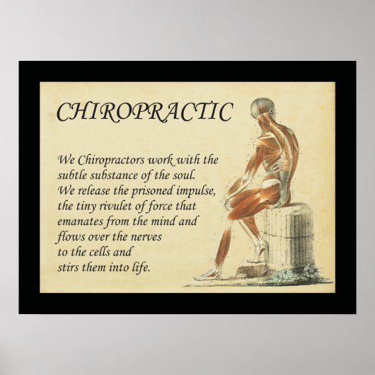 We Chiropractors werken met het Soul Poster (Voorkant)