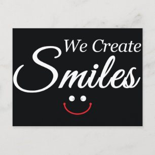 We Creëer Smile Briefkaart