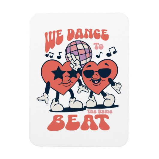 we dansen op hetzelfde ritme magneet (Verticaal)