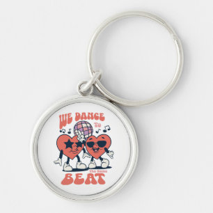 we dansen op hetzelfde ritme sleutelhanger