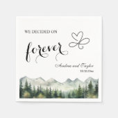 We decided on Forever Elegant Wedding Servet (Voorkant)