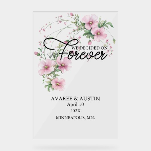 We Decided On Forever Wedding (Recto)