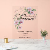 We Decided On Forever Wedding Acryl Bord (Huwelijk)