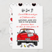 We deden het | We zijn weggelopen | Getrouwd Aankondiging (Voorkant / Achterkant)