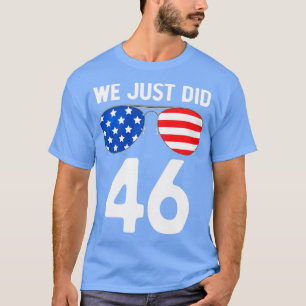 We deden net 46 Amerikaanse vliegende zonnebrillen T-shirt