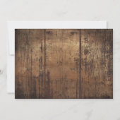 We Did Bruiloft Reception Uitnodiging (Achterkant)