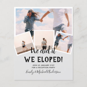 We Did It ONTSNAPPING FOTOVERTREKKING Budget Flyer