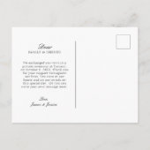 We did married Flat Announcement Card Aankondigingskaart (Achterkant)