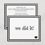 We Didden Het Kaart (Voorkant / Achterkant)