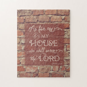 We dienen de Heer - Joshua 24:15 Legpuzzel