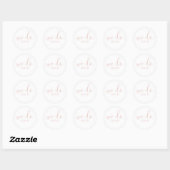We Do Gedateerde Roze Envelope Zegel (Vel)