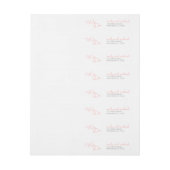 We Do | Roze moderne typografie bruiloft (Vel)