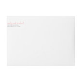 We Do | Roze moderne typografie bruiloft (Voorkant)