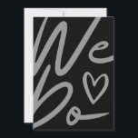 We Do simple black Wedding invitation card<br><div class="desc">This is super stylish minimal We Do black and white wedding invitation template, that will add a touch of elegance to your Wedding party decor. Card is doublesided with We Do lettering design on the front side and invitation text on the back side. All text is editable, so you can...</div>