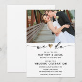 We Do Trouwreceptie Kaart (Voorkant / Achterkant)