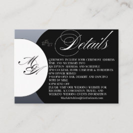 We Do Tuxedo Collection Details Enclosure Card Informatiekaartje