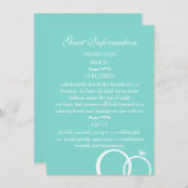 We Do Wedding Informatiekaartje (Voorkant / Achterkant)