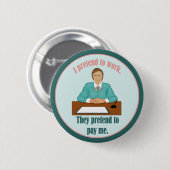 We doen alsof ronde button 5,7 cm (Voorkant /achterkant)