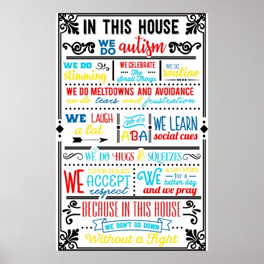 We doen autisme poster (Voorkant)