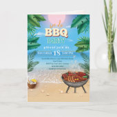We doen Beach Party uitnodiging Strand BBQ Zomer (Voorkant)