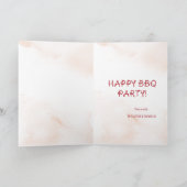 We doen Beach Party uitnodiging Strand BBQ Zomer (Binnen)