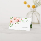 We doen blozen florale waterverf bruiloft (Voorkant)