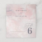 We doen blozen florale waterverf bruiloft (Buitenkant ongevouwen)