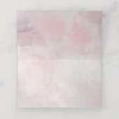 We doen blozen florale waterverf bruiloft (Binnenkant ongevouwen)