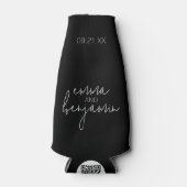 We doen Drink Eat Dance - Modern Wedding Flesjeskoeler (Voorkant)