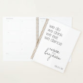 We doen Drink Eat Dance - Modern Wedding Planner (Display)