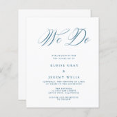 We doen een huwelijksuitnodiging (Voorkant / Achterkant)