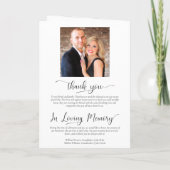 We doen elegante Bleke Blush Pink Rose Wedding Programma (Achterkant)