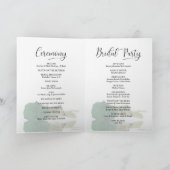 We doen elegante smaragdgroene Roos bruiloft Programma (Binnen)