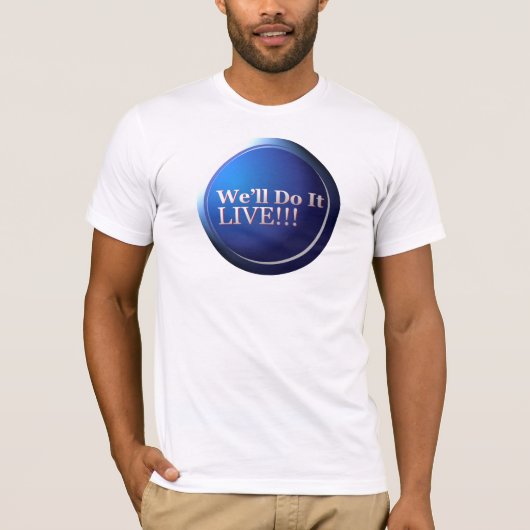 We doen het live t-shirt (Voorkant)