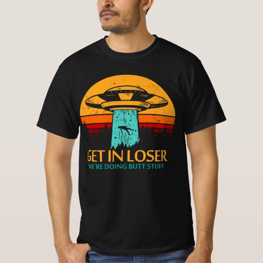 We doen het maar met Alien UFO. T-shirt (Voorkant)