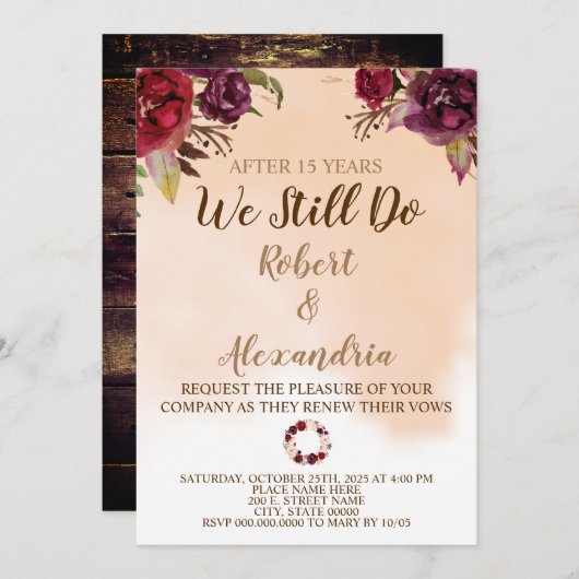 We doen het nog steeds | Verlenging van het Jubile Kaart (Voorkant / Achterkant)