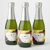 We doen het zondagszonnebloempje als bruistabels sparkling wijnetiket (Flessen)