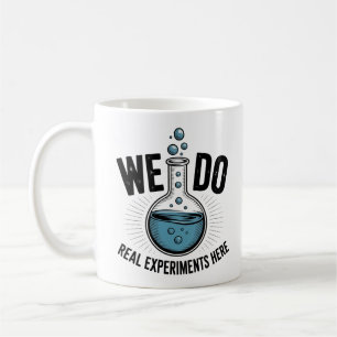 We Doen Hier Echte Experimenten – Grappige STEM Do Koffiemok