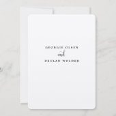 We doen  kalligrafie bruiloft kaart (Achterkant)